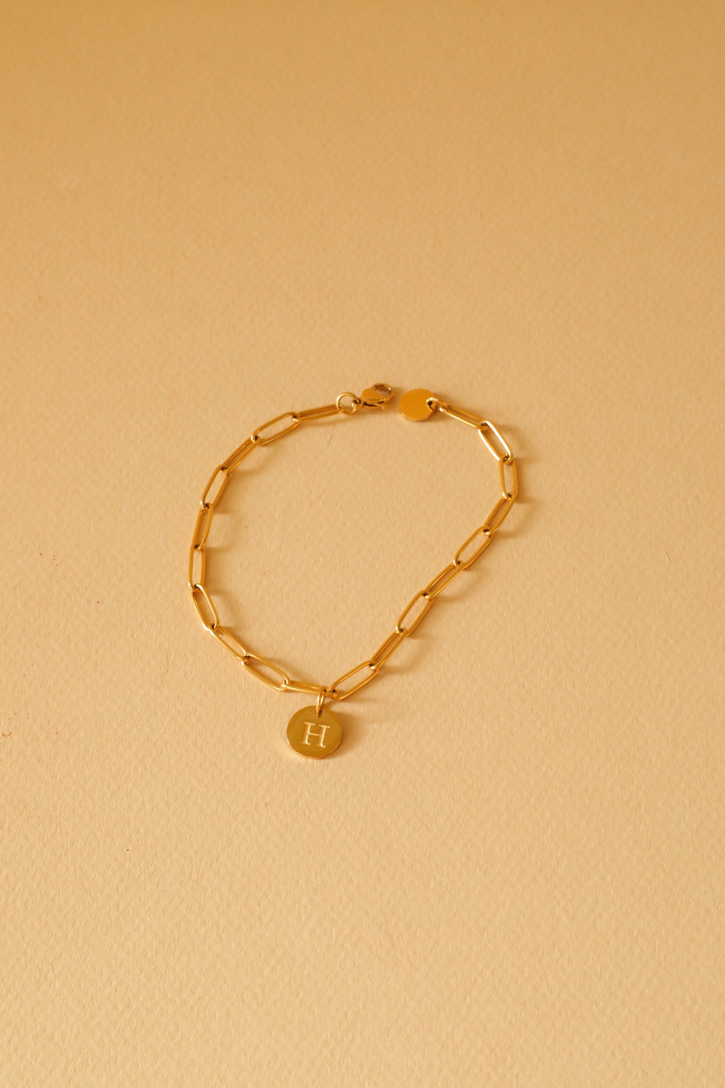 He Knows My Name Initial Charm Bracelet