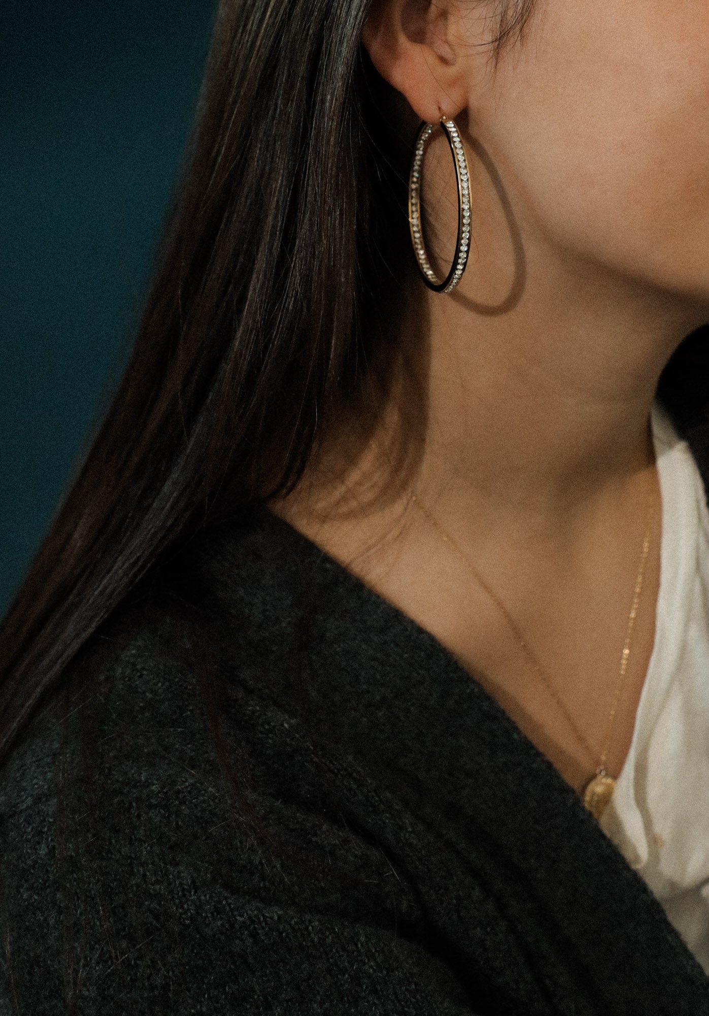"All Things New" Hoop Earrings