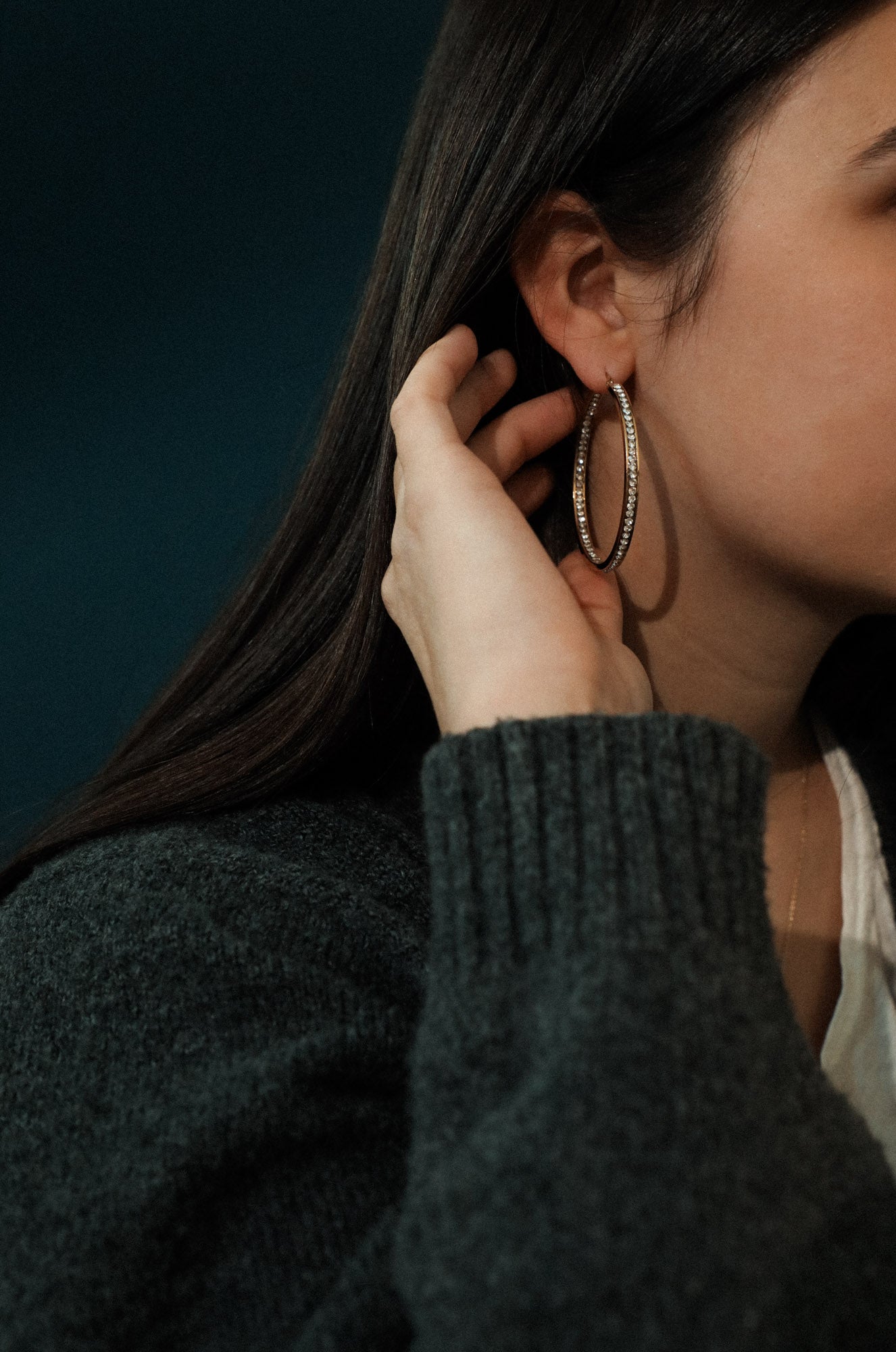 "All Things New" Hoop Earrings